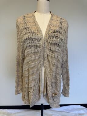 Free People Cardigan Sweater Long sleeve Tunic Sz S
